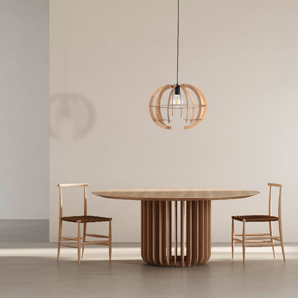 TK Lighting Venus lampa wisząca 1x15 W beżowa 6886