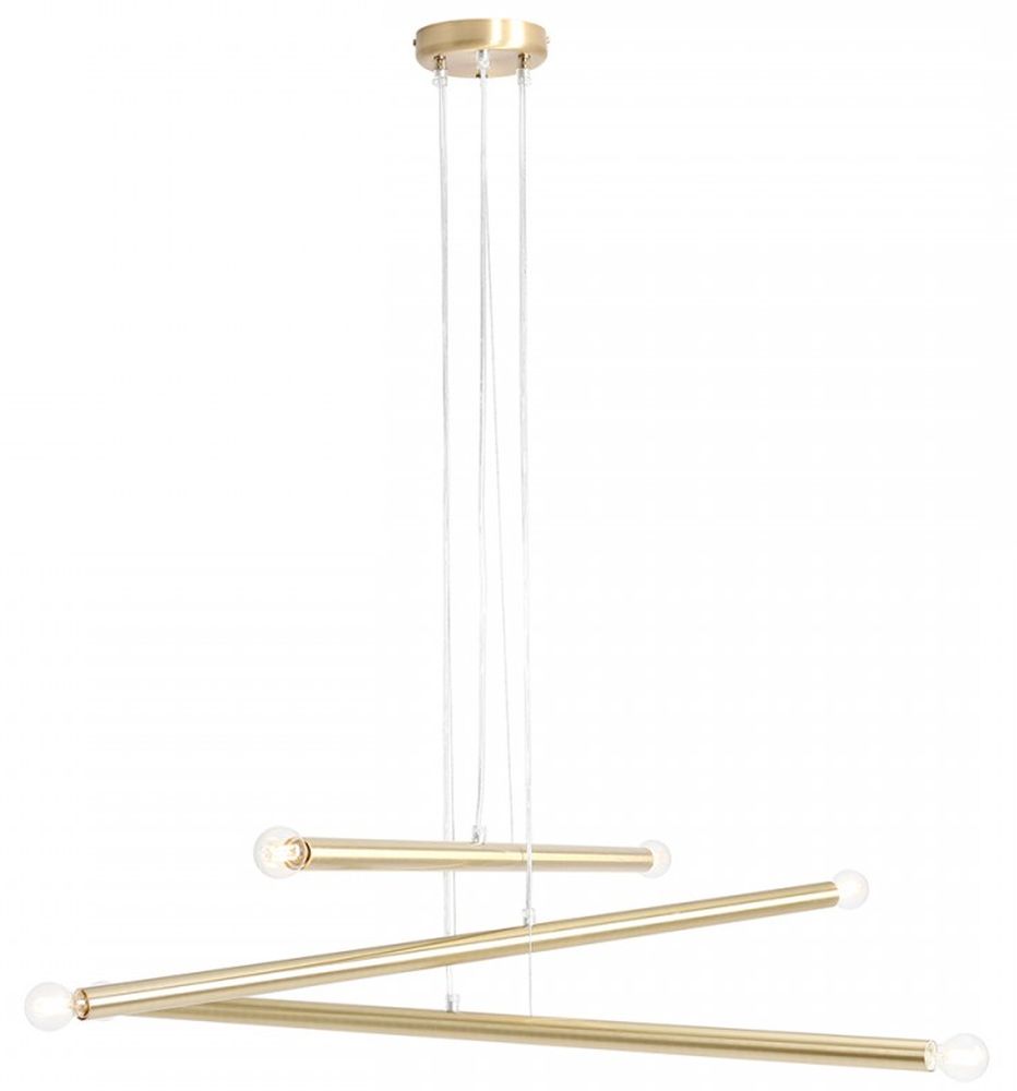 Aldex Tubo 6 lampa wisząca 6x40W mosiądz 1072K40