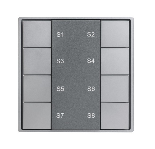 Unilight panel sterowania ścienny srebrny DALI-12UL-S