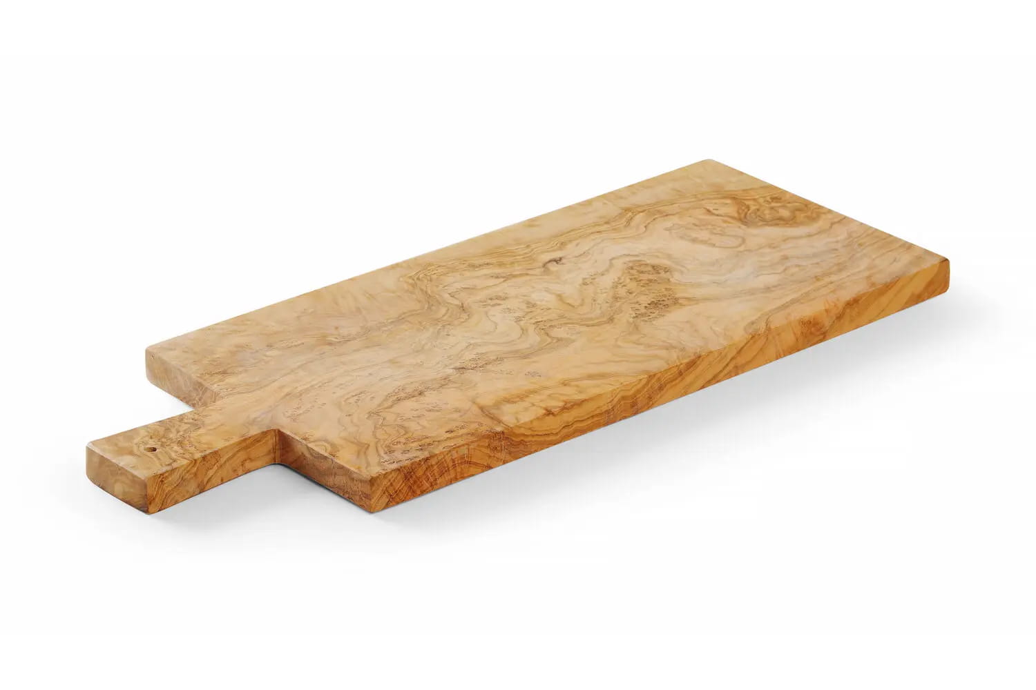 Deska do serwowania z uchwytem 48 x 19 cm z drewna oliwnego | 505434