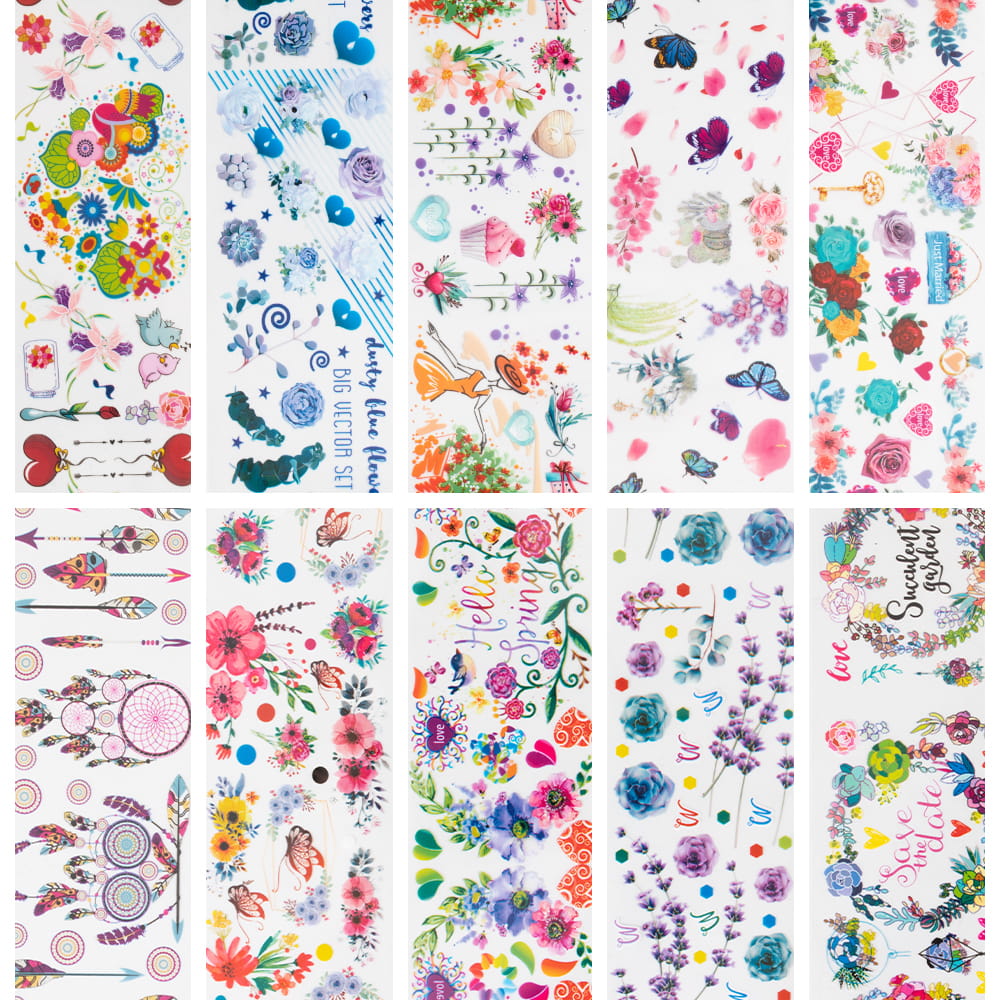 Folie transferowe 10 sztuk po 100 cm XKZ 32-12