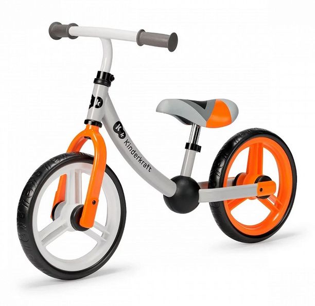 Kinderkraft 2WAY NEXT - rowerek biegowy-Pomarańczowy