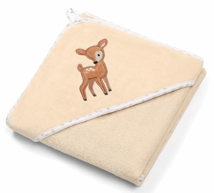 Baby Ono, Okrycie kąpielowe welurowe – ręcznik z kapturkiem 85 x 85 cm - 539-Beżowy 05