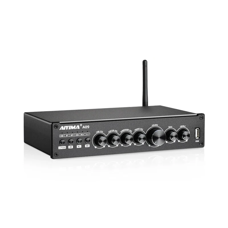 Aiyima a09 power amplifier wielokanałowy 5.1