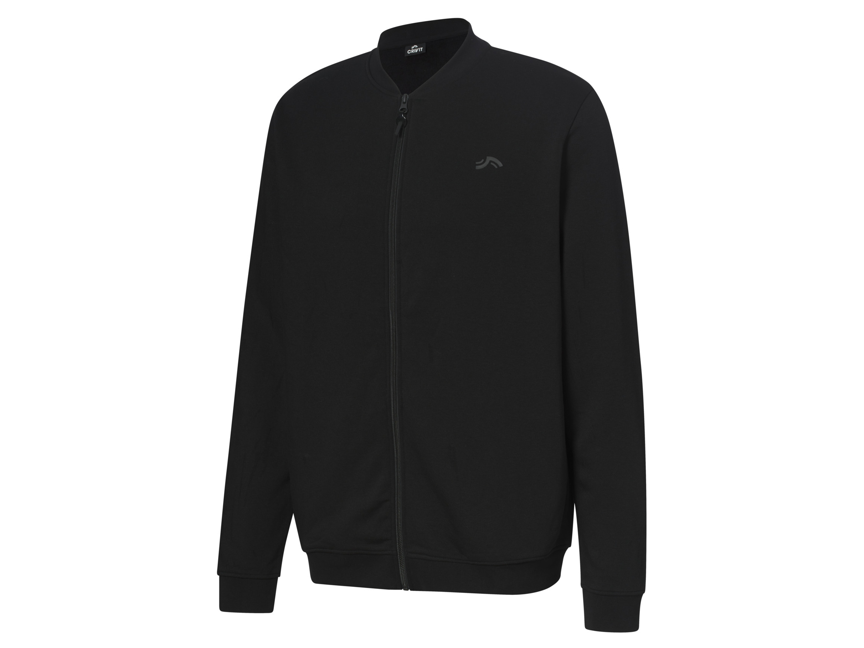 Crivit Bluza dresowa męska z technologią HeiQ Mint Xl56/58, Czarny