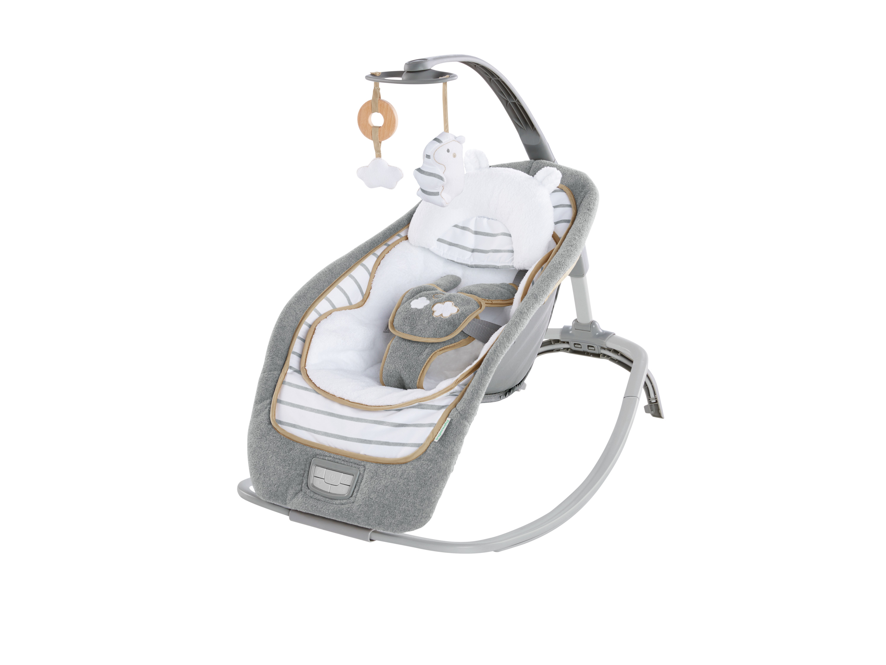 Ingenuity Bujaczek Rocking Seat Bella Teddy, szary