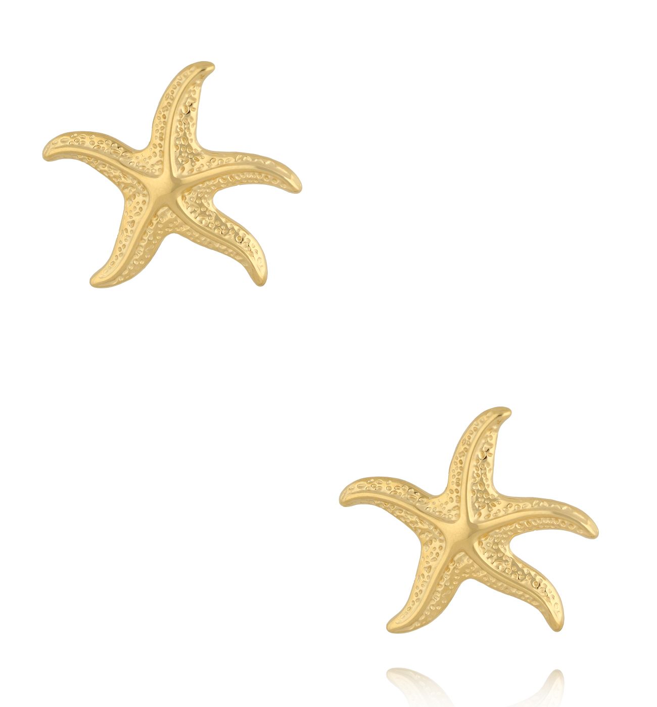 Kolczyki złote rozgwiazdy KSY0537