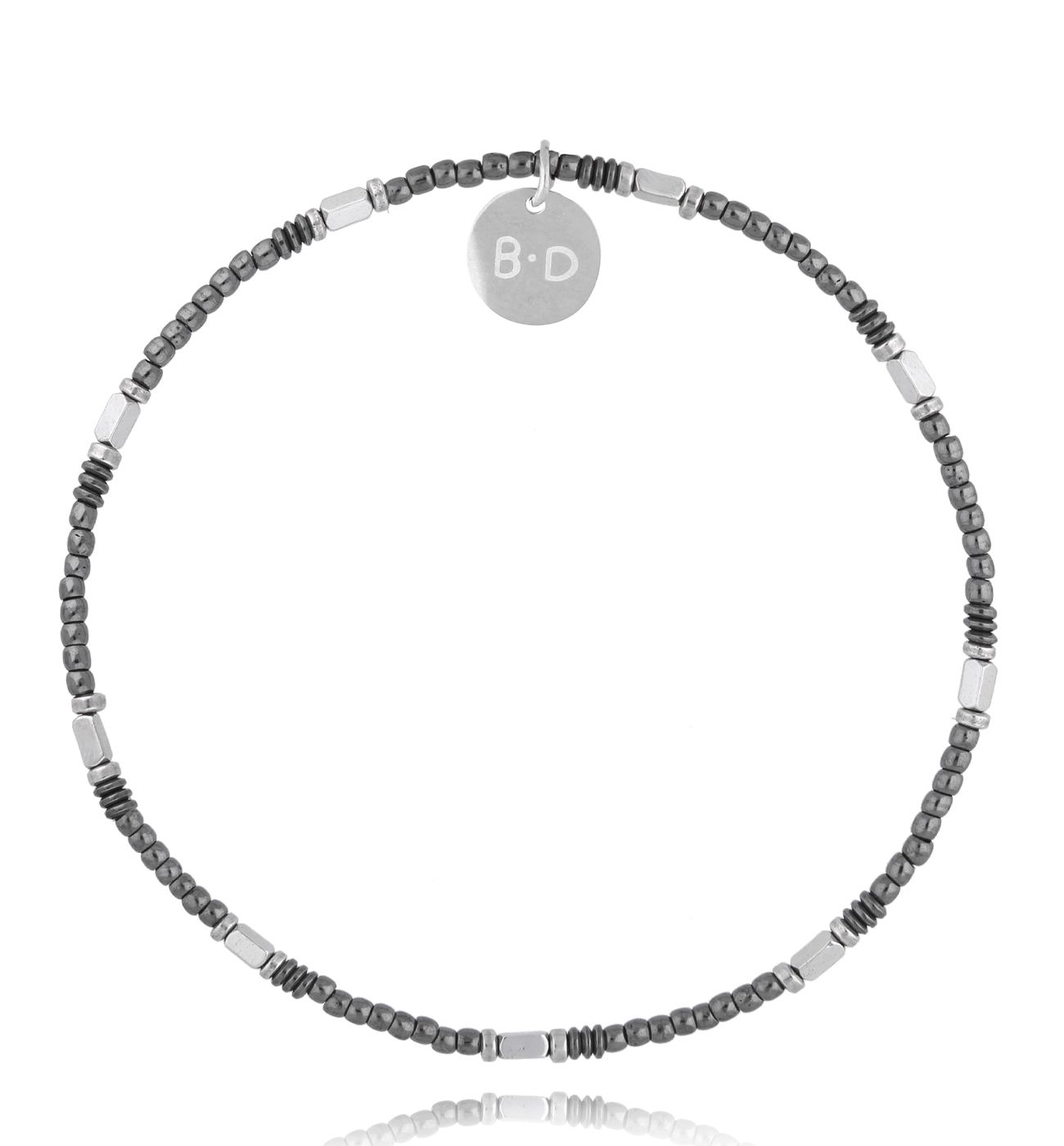 Bransoletka z hematytami - By Dziubeka