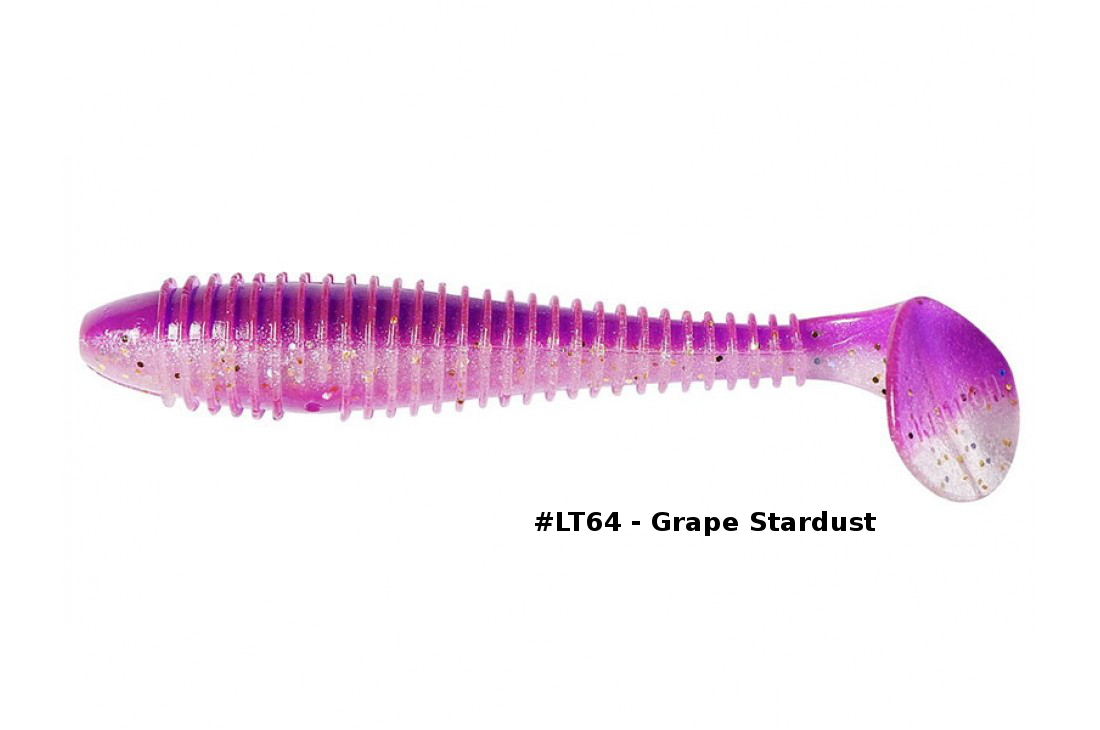 KEITECH guma Swing Impact Fat 3,8" 9,5cm LT64 Grape Stardust