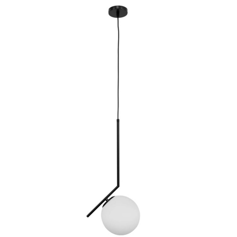 Lampa wisząca Edo Pelota Black E27 czarny biały EDO777102 1 szt.
