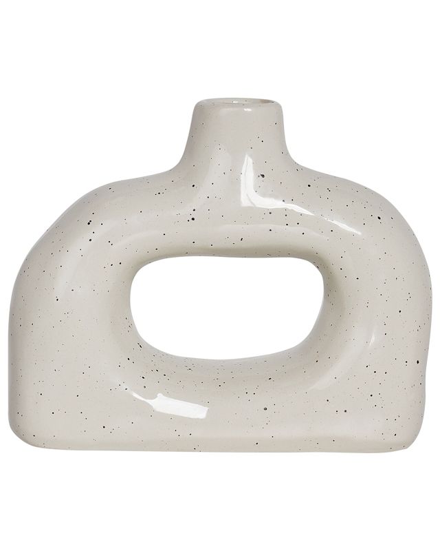 Wazon na kwiaty Mooneye Ceramika Złamana biel 1 szt.