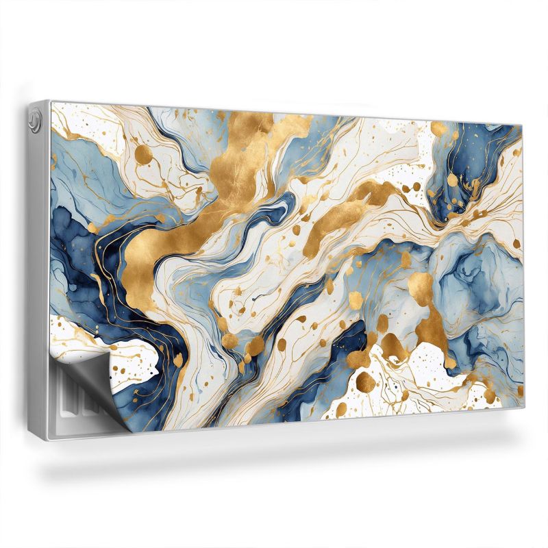 Ozdobny magnes na kaloryfer Wallfluent 110x60 cm Abstrakcyjne plamy 1 szt.