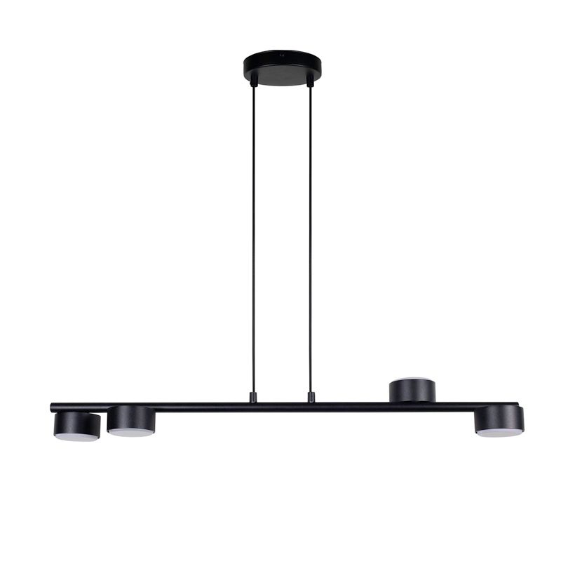 Lampa wisząca Sigma Lighting Punto 7385 czarna dekoracyjna 4xGX53 x 1 szt.