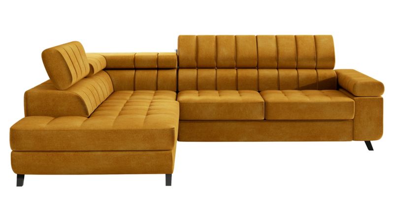 Narożnik z funkcją spania MIRJAN 24 Nord lewy miodowy 1 szt.