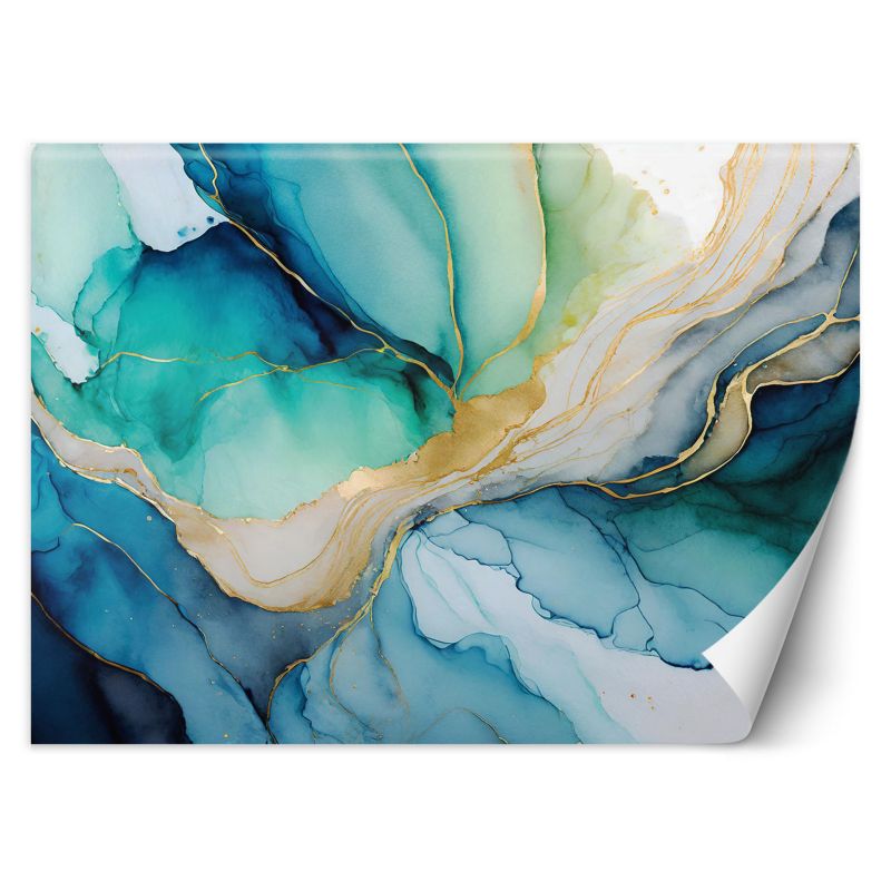 Fototapeta Feeby Akwarela abstrakcyjna niebieska 150x105 1 szt