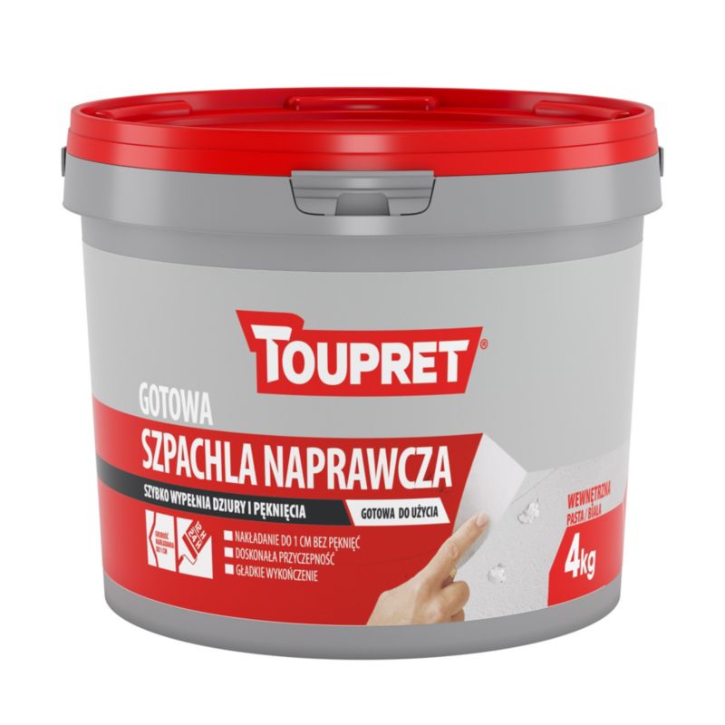 Gotowa szpachla naprawcza Toupret 4 kg