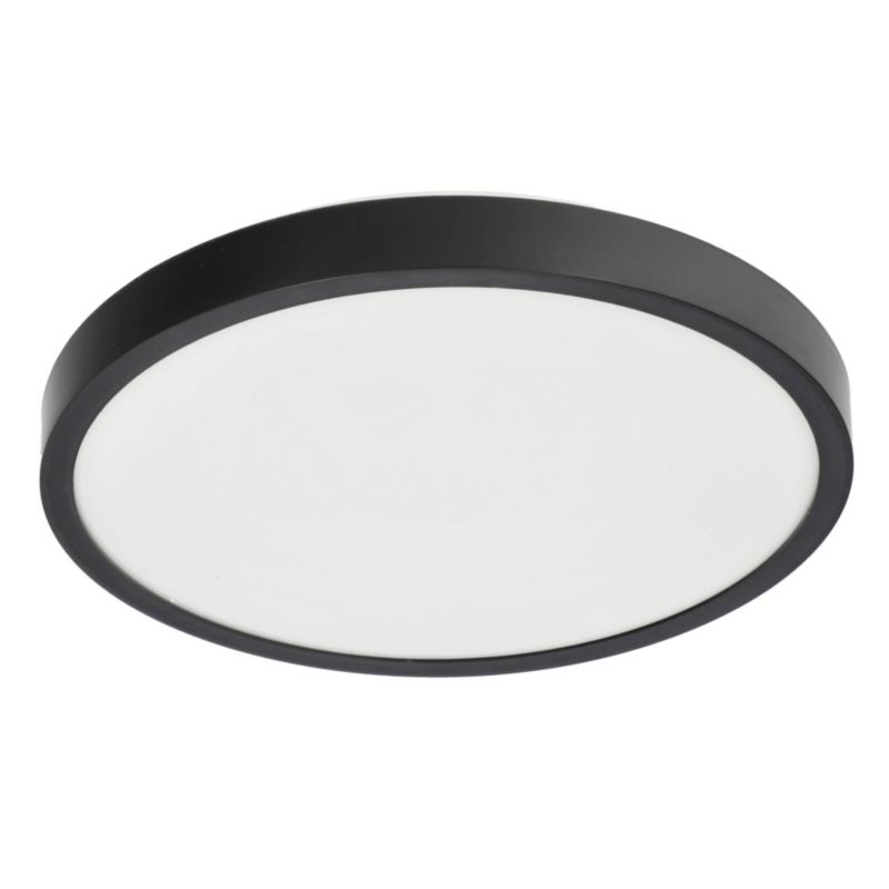 Plafon LED Edo Pereti 18W czarny pierścień 29,5cm, 4000K barwa neutralna, 1800lm, IP44, 220-240V EDO777609 1 szt.