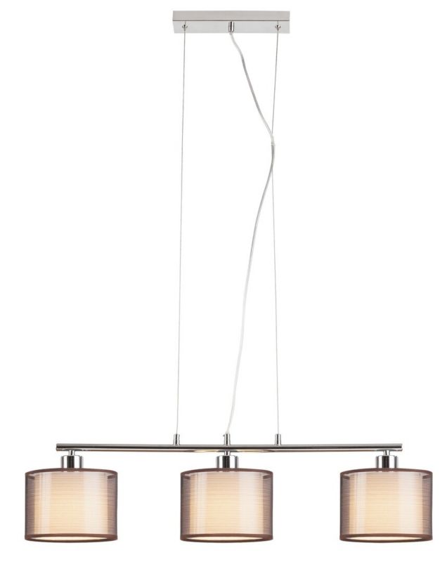 Żyrandol Rabalux Anastasia chromowany brązowy wym: 100 x 80 x 80 cm 3xE27 x 1 szt.