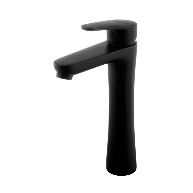 Bateria umywalkowa Hagser Della czarny mat jednouchwytowa mosiężna stojąca 1 szt.