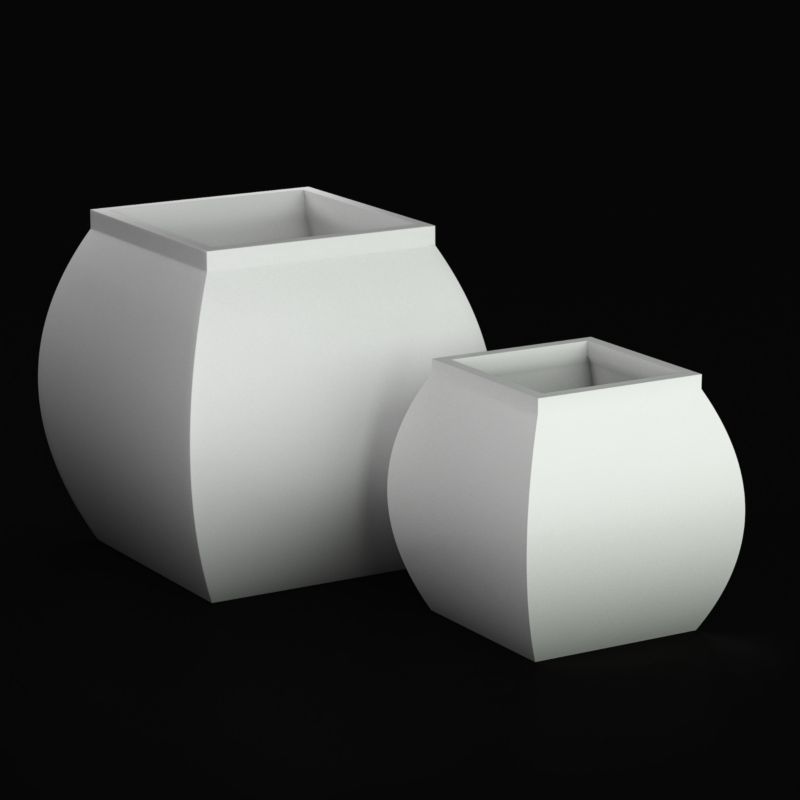 Doniczka PD Concept Do Domu Ogrodu MARS Biała 1 szt