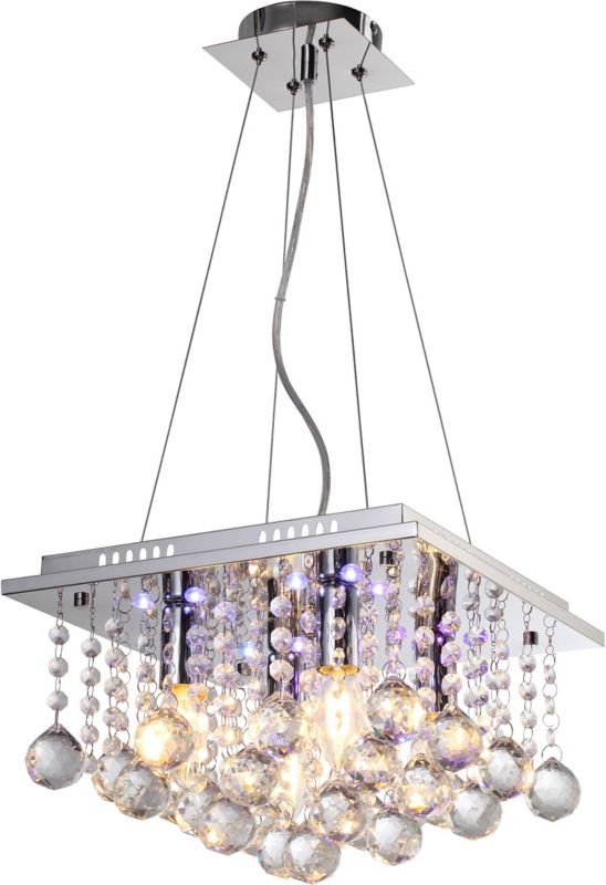 Lampa wisząca Escada 4 x 40 W E14 chrom