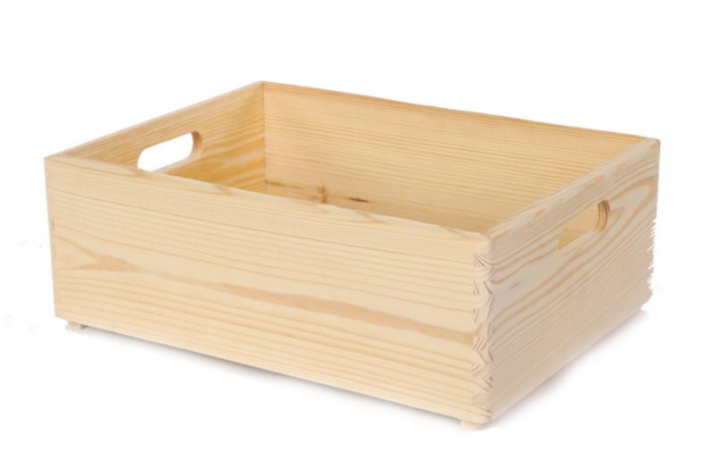 Skrzynka drewniana MODO24 do decoupage 40 x 30 cm naturalna 1 szt.