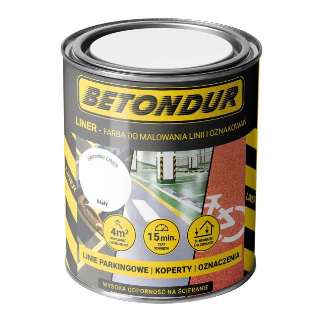 Farba do betonu Betondur Liner biała 0,75 l