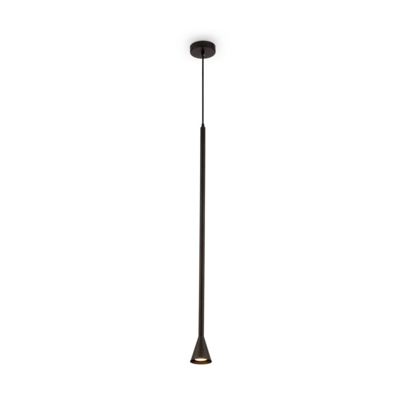 Lampa wisząca Maytoni Arrow czarna wym: 89,5 x 7,5 x 7,5 cm 1xGU10 x 1 szt.