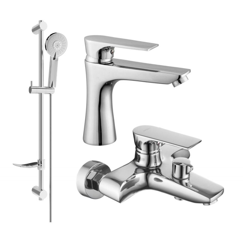 Zestaw wannowy Mexen Axel chrom 73803DF40-00 1 szt.