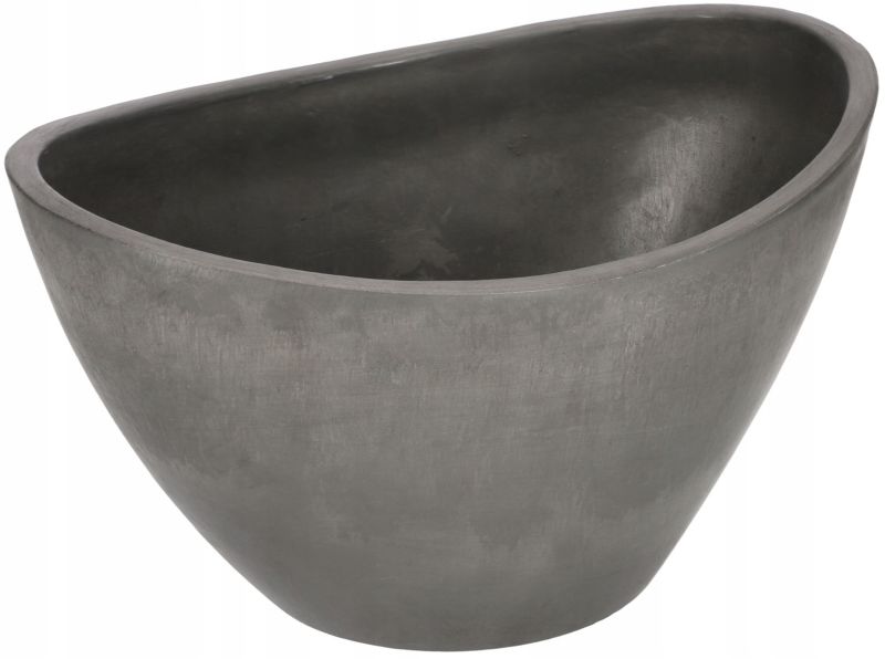 Doniczka kompozytowa KOTARBAU łódka szara 1 szt.