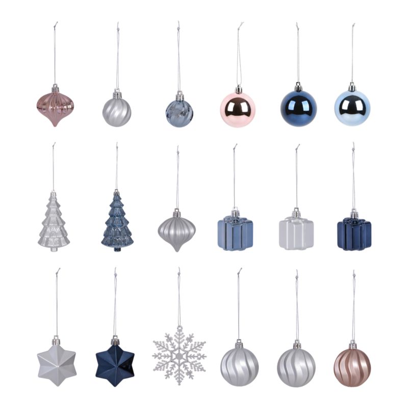 Bombki Wonderland 50 sztuk mix