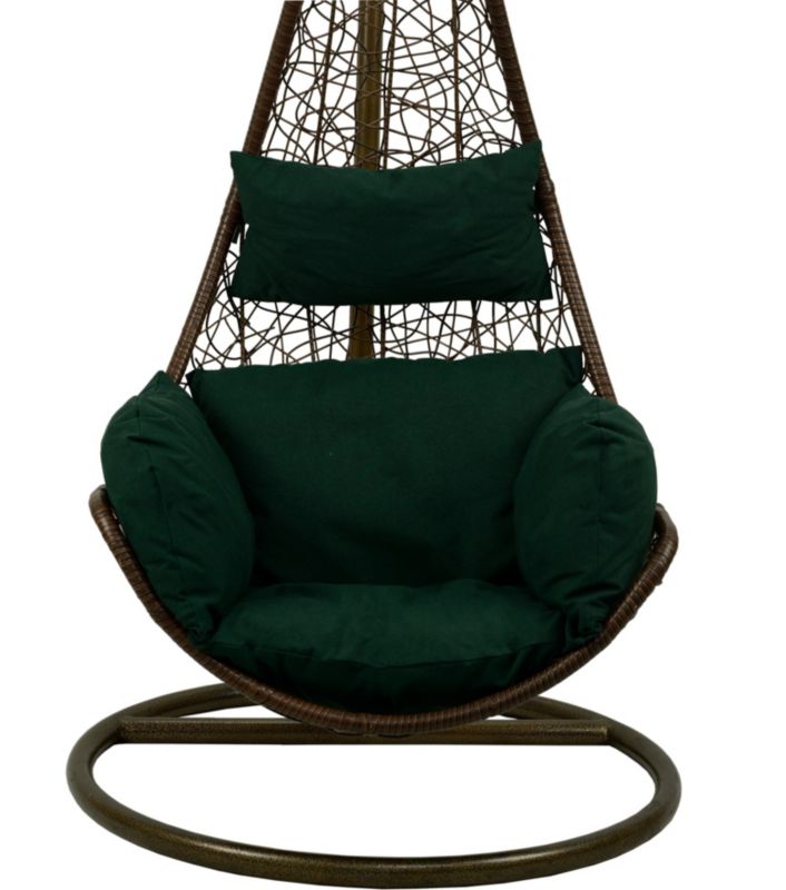 Poduszka na fotel wiszący AMPO ciemny zielony turia 1 szt.