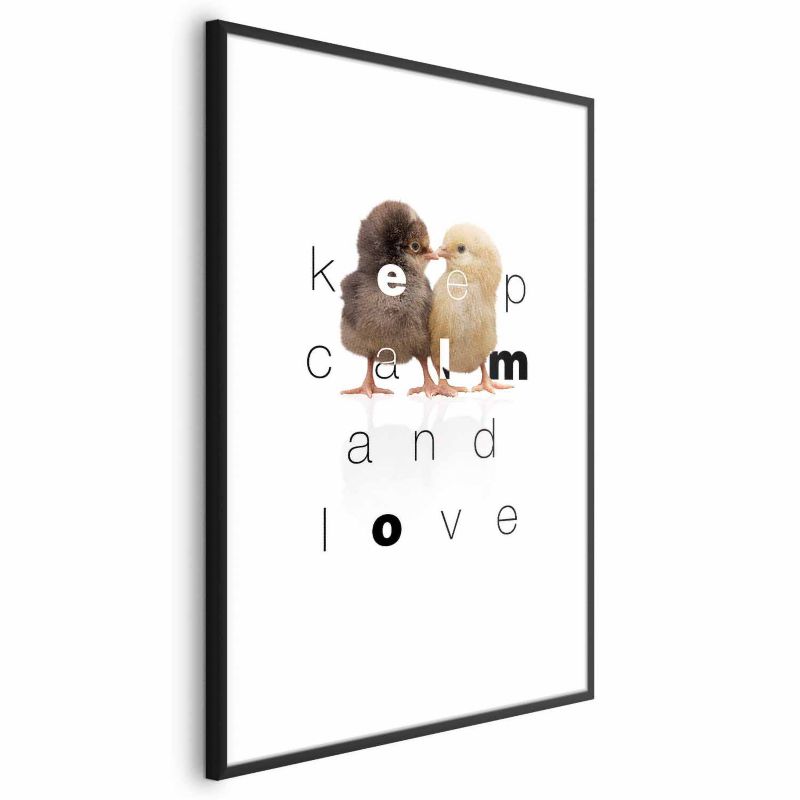 Plakat Artgeist Keep Calm 29,7x42 cm z ramą czarną 1 szt