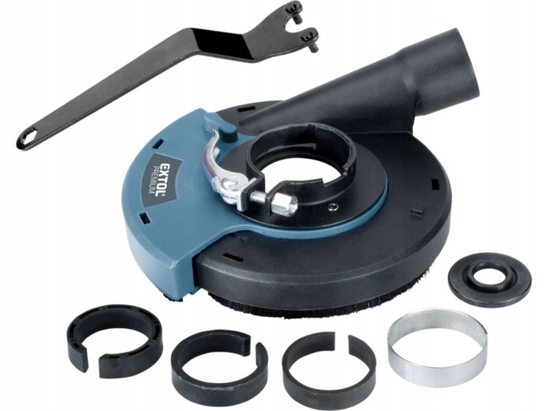 Osłona odsysająca Extol do szlifierki kątowej 115 125 mm przeciwpyłowa odpylająca 1 sztuka