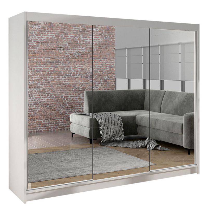 Szafa MIRJAN 24 z drzwiami przesuwnymi Derby III biały 1 szt.