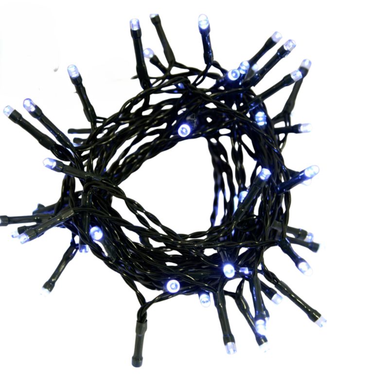 Lampki 60 LED Bulinex 5,9 m z wyłącznikiem czasowym zimne białe