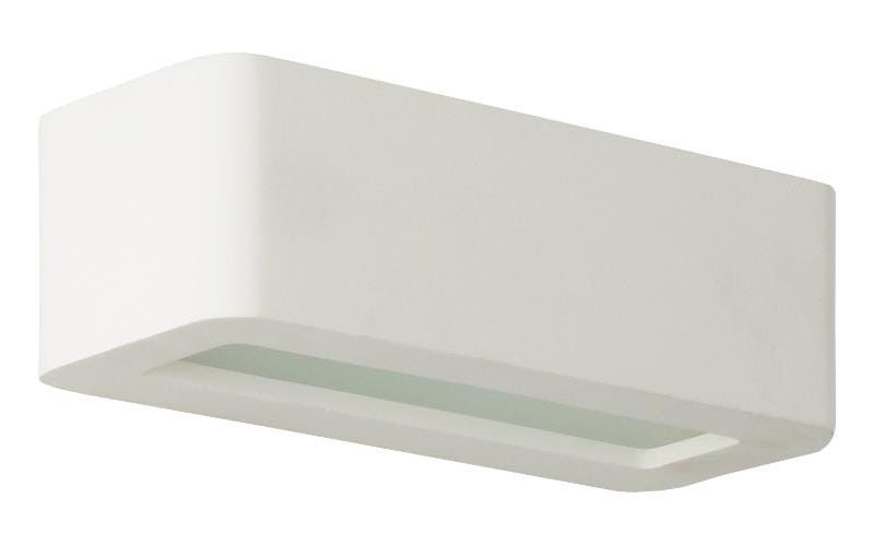 Kinkiet ścienny Lampex Aron Bia biały 1 x G9 x 40W IP20 wym: 8 x 22 x 22 cm - 1 szt.