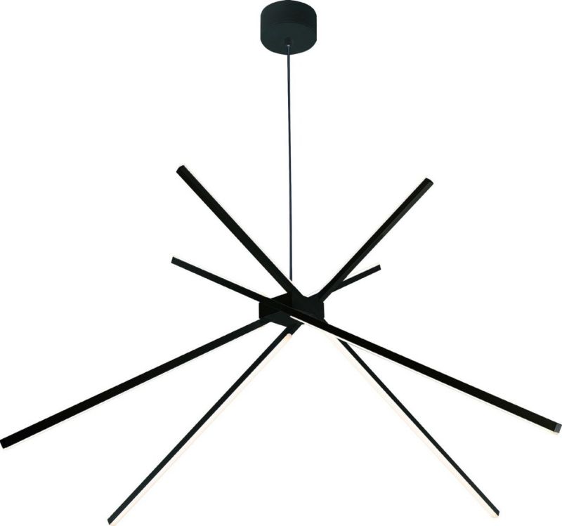 Lampa wisząca Maxlight Spider 7269 czarna nowoczesna wbudowany LED 33W 1 szt.