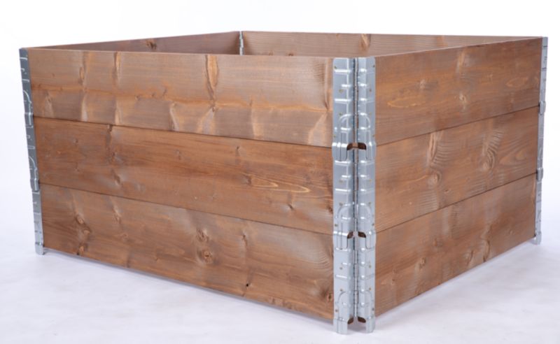 Skrzynia na warzywa MODO24 60x120x100 cm impregnowane brązowe drewno 1 szt.