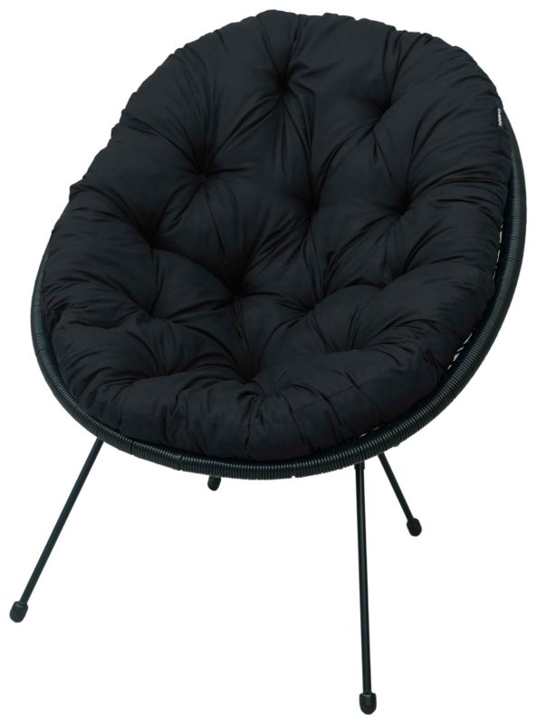 Poduszka na fotel żyłkowy Acapulco AMPO czarny 1 szt.