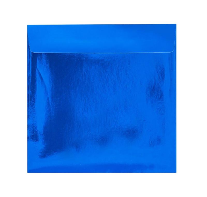 Koperty Neopak kwadratowe K4 HK Metaliczne Granatowe, 50 szt.