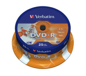 Verbatim DVD-R x16 4,7GB PRINT c-25 id 43538 - Henryx24