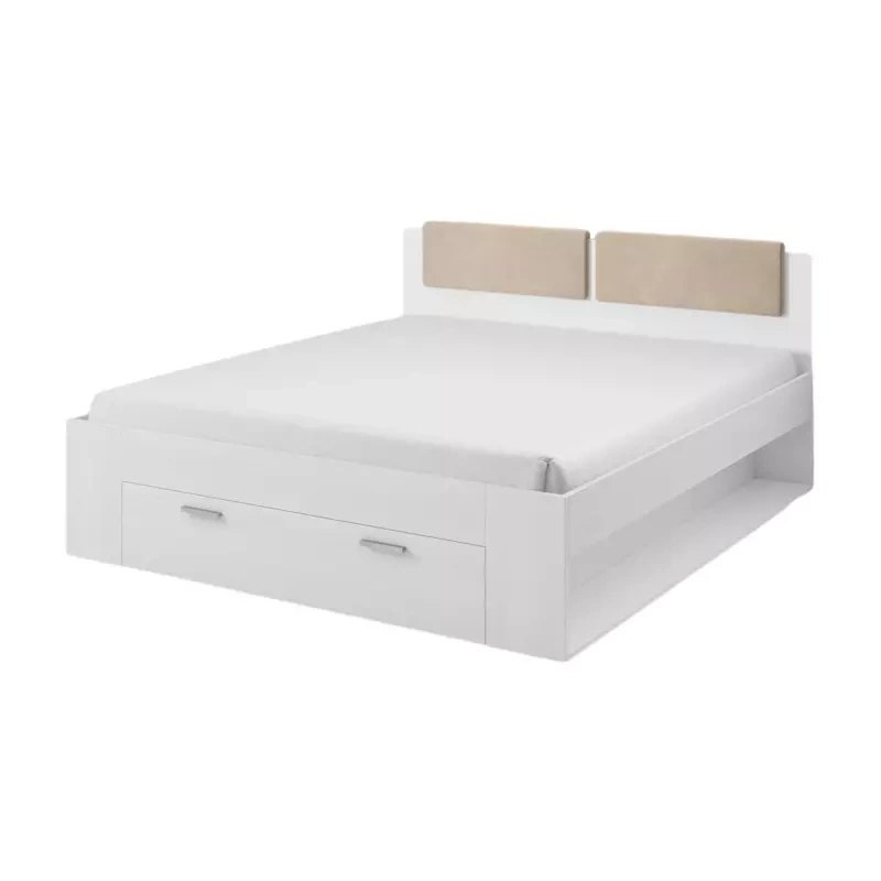 Łóżko do sypialni 140x200 cm w kolorze Abisko GALACTIC