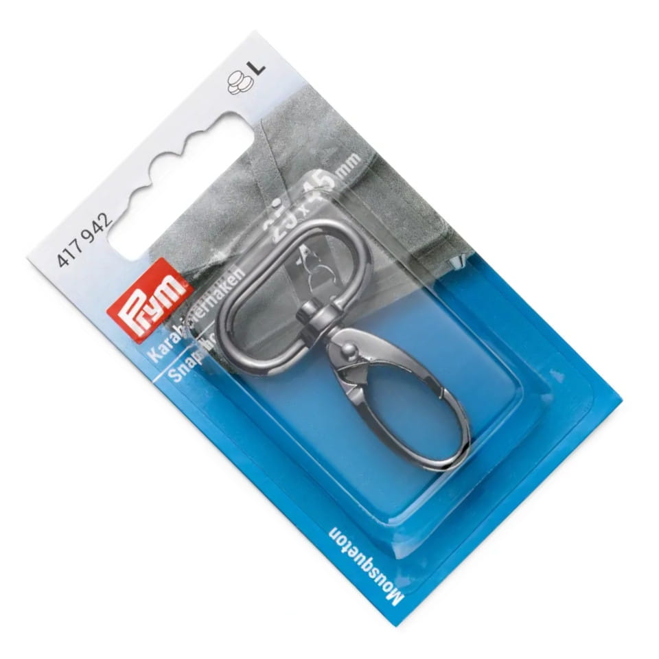 karabińczyk 25 x 45mm grafitowy PRYM 417942 .