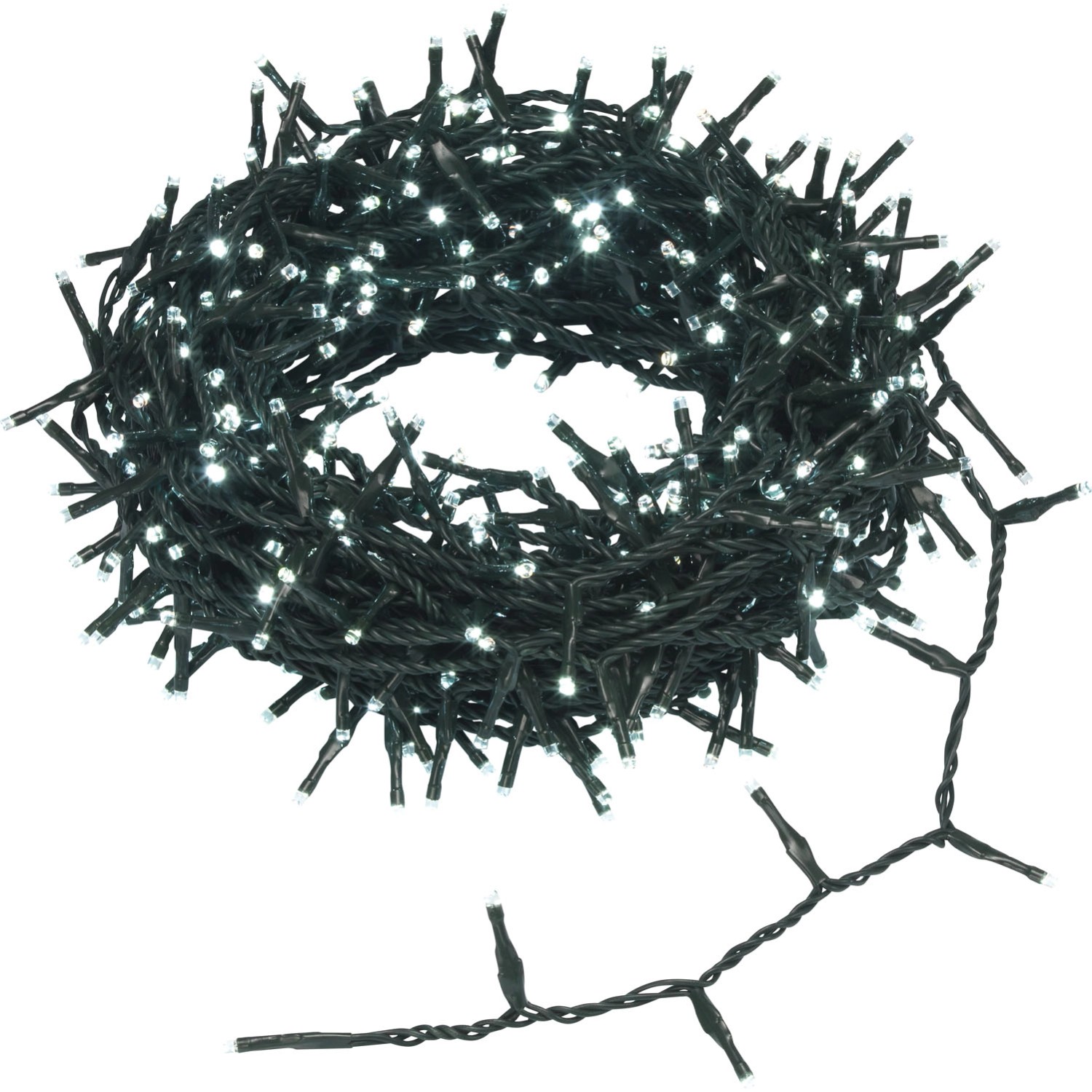 Lampki zewn. 500 LED 10-funkcyjne zimny biały/multikolor