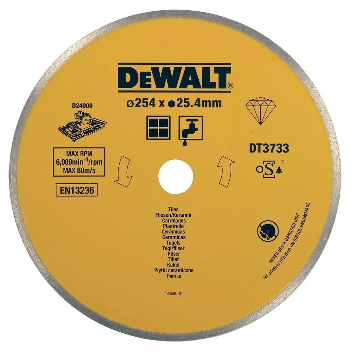 Dewalt Tarcza diamentowa 250 x 25,4 mm