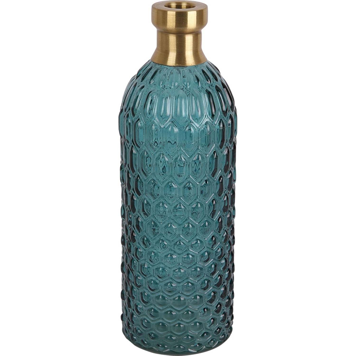 Wazon szklany granatowy - wys. 25,5 cm