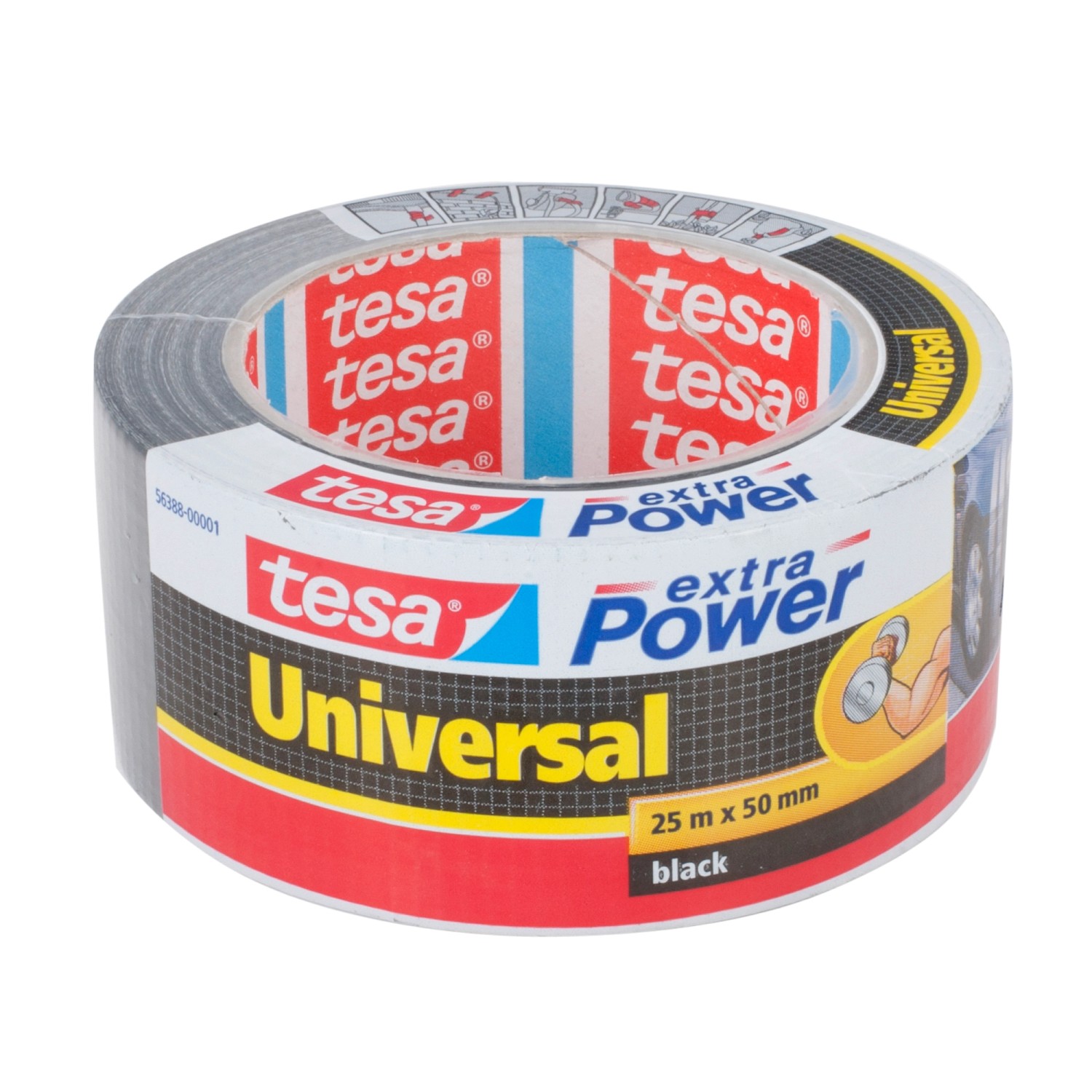 Tesa Taśma naprawcza extra Power Universal czarna 25 m x 50 mm