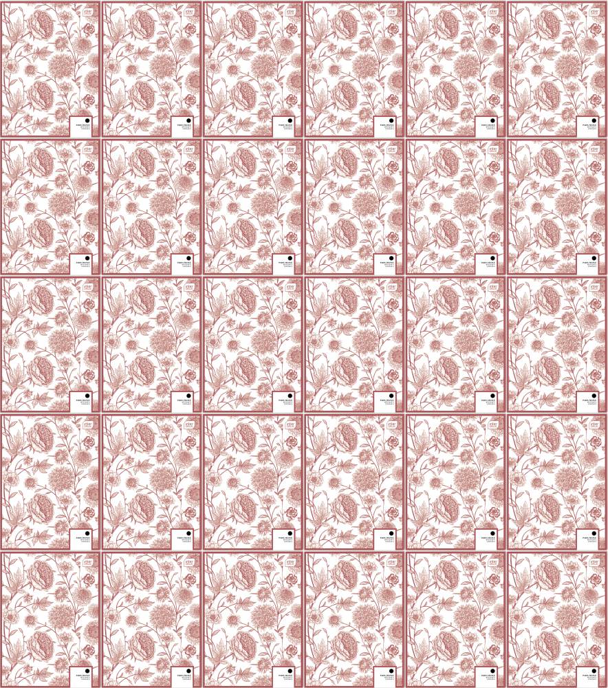 60x Zeszyt w kratkę Interdruk Girls, A4, 60 kartek, mix wzorów