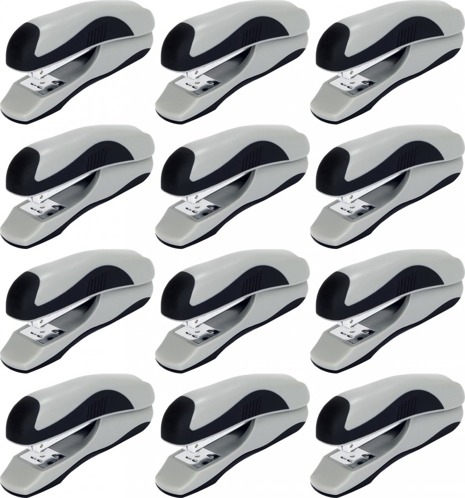 12x Zszywacz Eagle S5023B Alpha, do 20 kartek, czarny